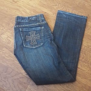 Rock and Roll Cowgirl Studded Jeans